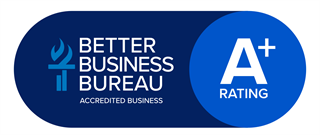 Better Business Bureau Accredited Business A+ Rating